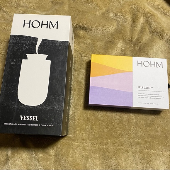 HOHM essential waterless diffuser with sample pack oils nib - Picture 7 of 8